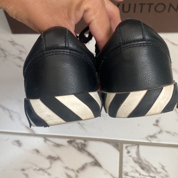 Off-White Black Vulcanized Sneakers Size 33” - Picture 6 of 8